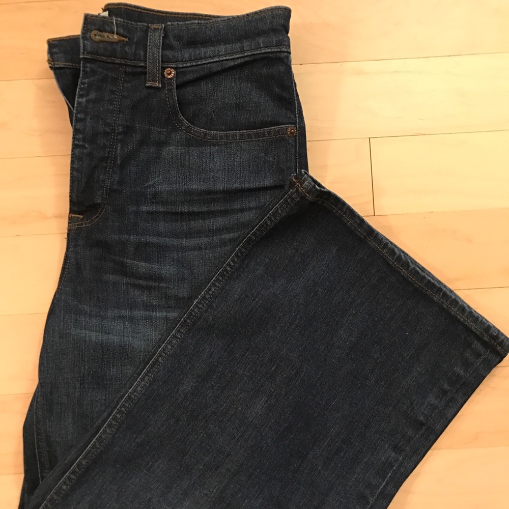 J. Crew wide leg denim